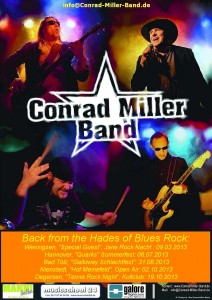 Conrad Miller Band on tour
